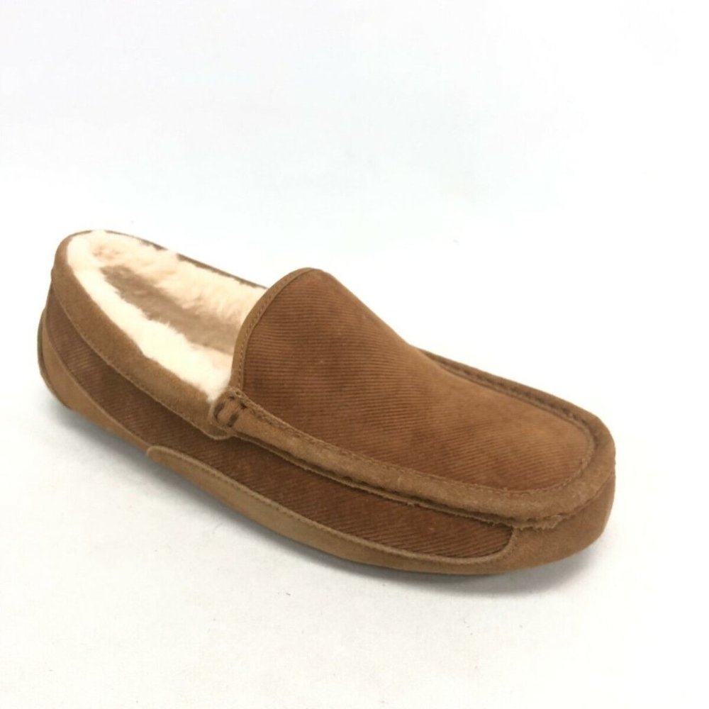 UGG Ascot Corduroy Shearling Slippers Men's